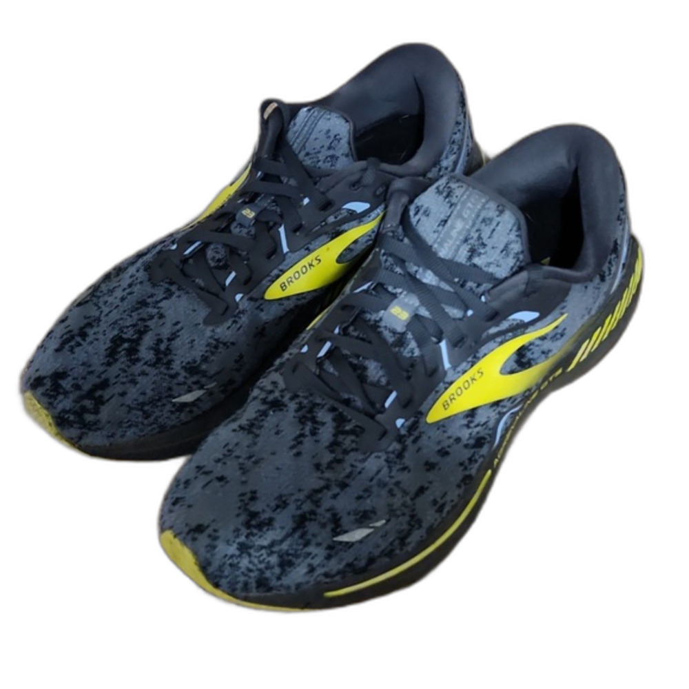 Brooks Men's Adrenaline GTS 23 Sneakers, Nine Iron/Folkstone/Sulphur, Size 11 - Picture 2 of 8